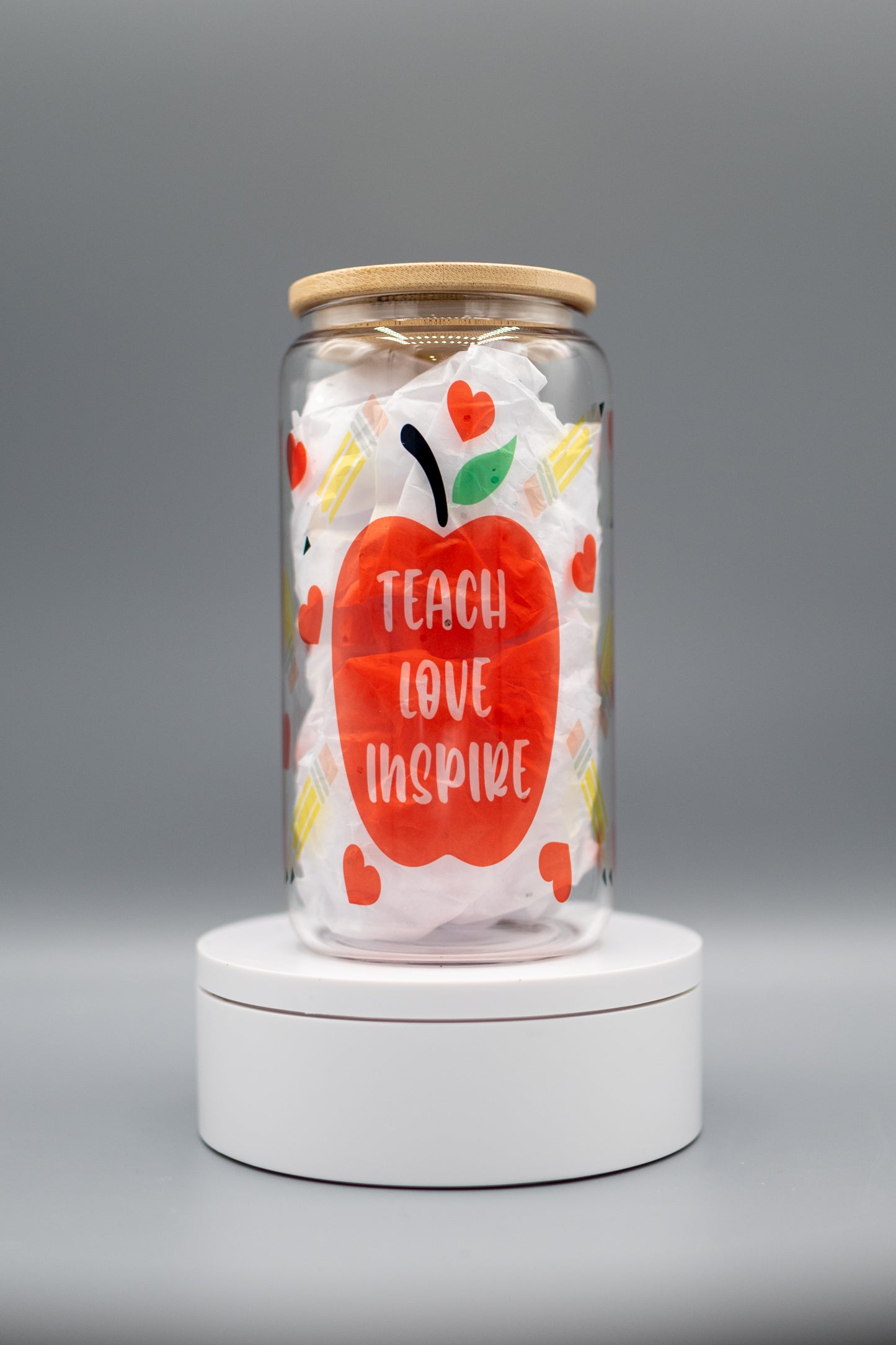 Teach Love Inspire Apple Libbey